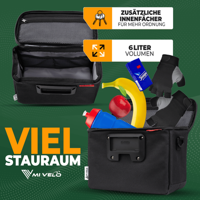 Lenkertasche Fahrrad KlickFIX mit Handyfach "OSKAR"