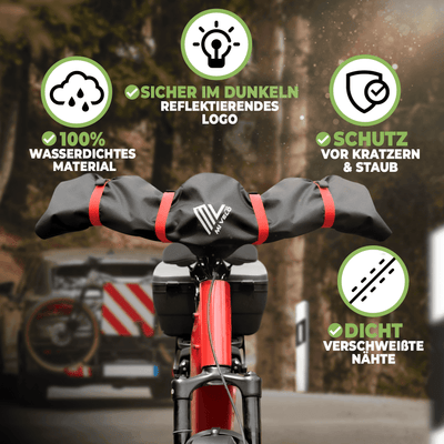 Lenkerschutzabdeckung vor Schmutz & als Transportschutz für Fahrräder