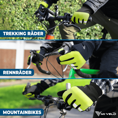 Fahrradhandschuhe Winter mit Thermo-Fleece & 3M-Thinsulate "THERMO-FIT"