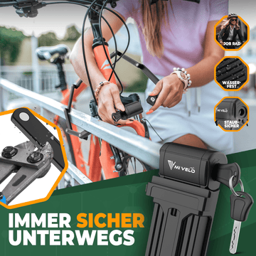 samok fahrradschloss faltschloss 120cm Fahrradschloss Faltschloss mit Schlüssel 120cm „TAURUS“ – MIVELO