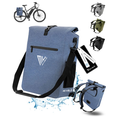 3in1 Fahrradtasche & Rucksack wasserdicht 25L "MAGNUM"