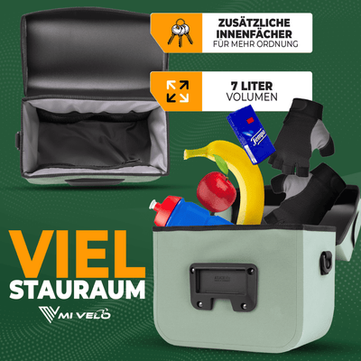 Lenkertasche Fahrrad KLICKfix 100% wasserdicht "BOB"