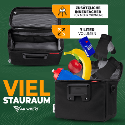 Lenkertasche Fahrrad KlickFIX mit Handyfach "OSKAR"