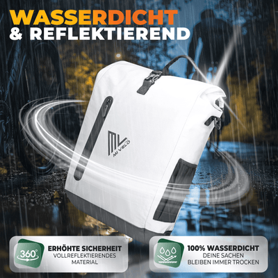 3in1 Fahrradtasche & Rucksack wasserdicht 20L "PRIMUS"