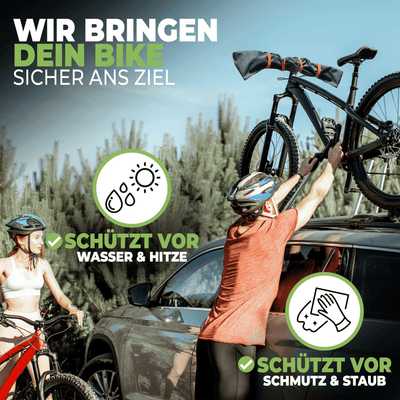 Lenkerschutzabdeckung vor Schmutz & als Transportschutz für Fahrräder