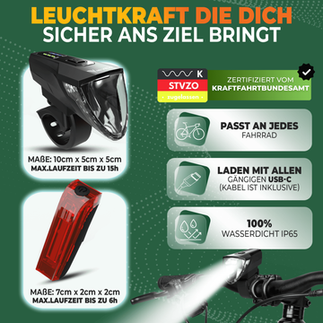 fahrradbeleuchtung usb lidl Fahrradlicht Set 70 Lux – MIVELO