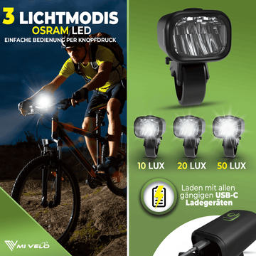 Fahrradlicht vorne 50Lux „SPARK Front“