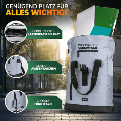 Fahrradrucksack mit klappbarem Rückenteil "MAYA"