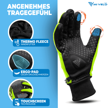 sehr warme fahrradhandschuhe Warme Fahrradhandschuhe „VELORIDER“ – MIVELO