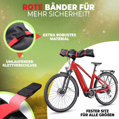 Lenkerschutzabdeckung vor Schmutz & als Transportschutz für Fahrräder