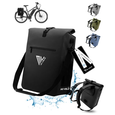 3in1 Fahrradtasche & Rucksack wasserdicht 25L "MAGNUM"