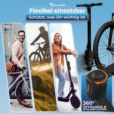 Fahrradschloss Faltschloss mit Schlüssel 85 cm
