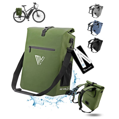 3in1 Fahrradtasche & Rucksack wasserdicht 25L "MAGNUM"