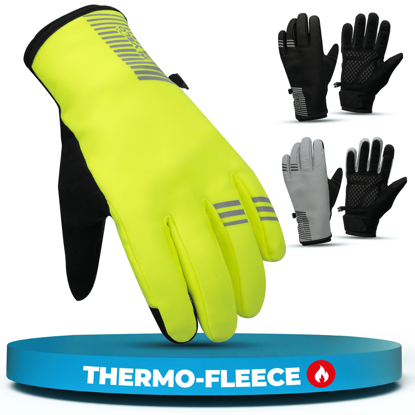 Winterhandschuhe aus Thermo-Fleece & mit 3M-Isolierung