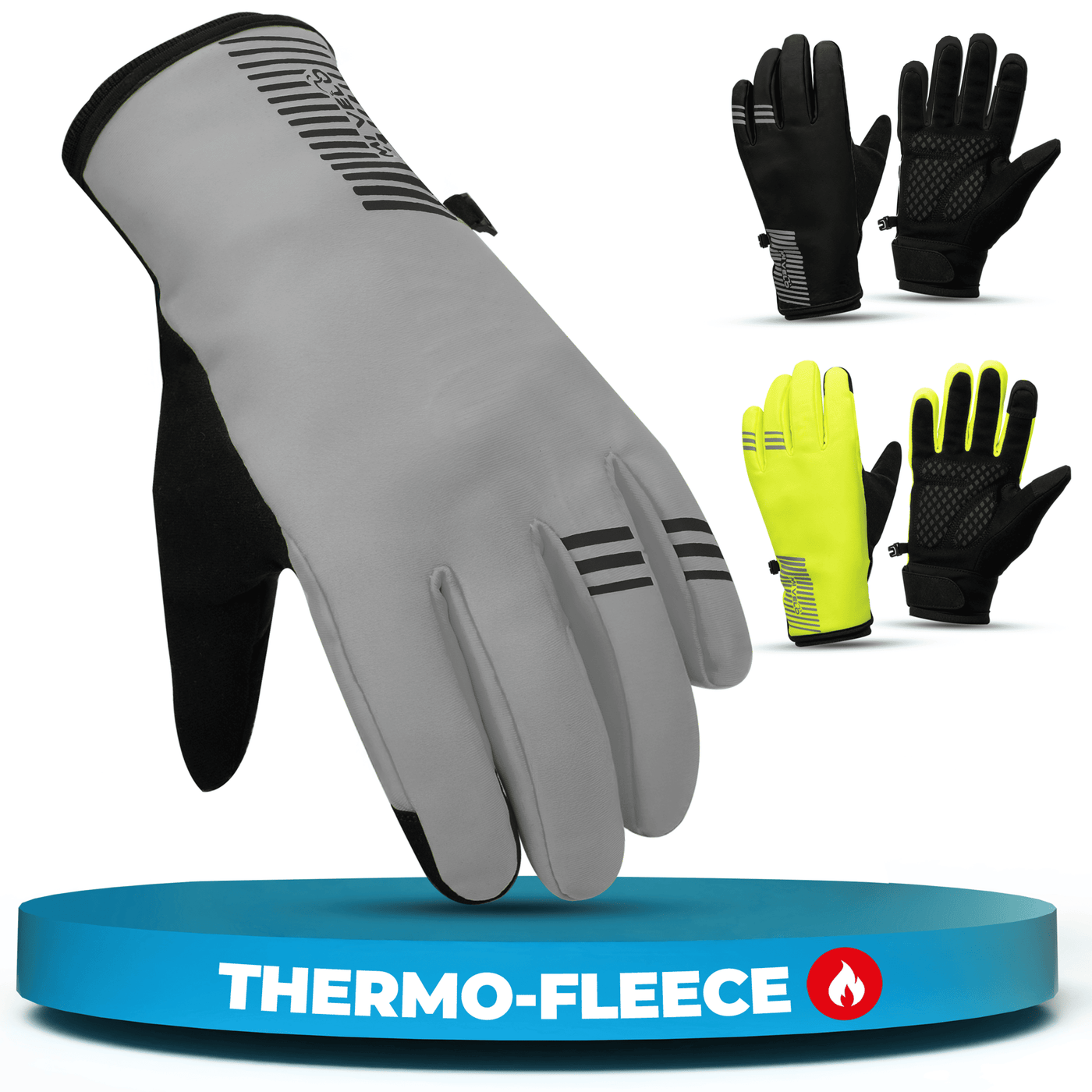 Winterhandschuhe aus Thermo-Fleece & mit 3M-Isolierung