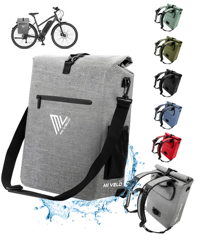 3in1 Fahrradtasche & Rucksack wasserdicht 25L "MAGNUM"