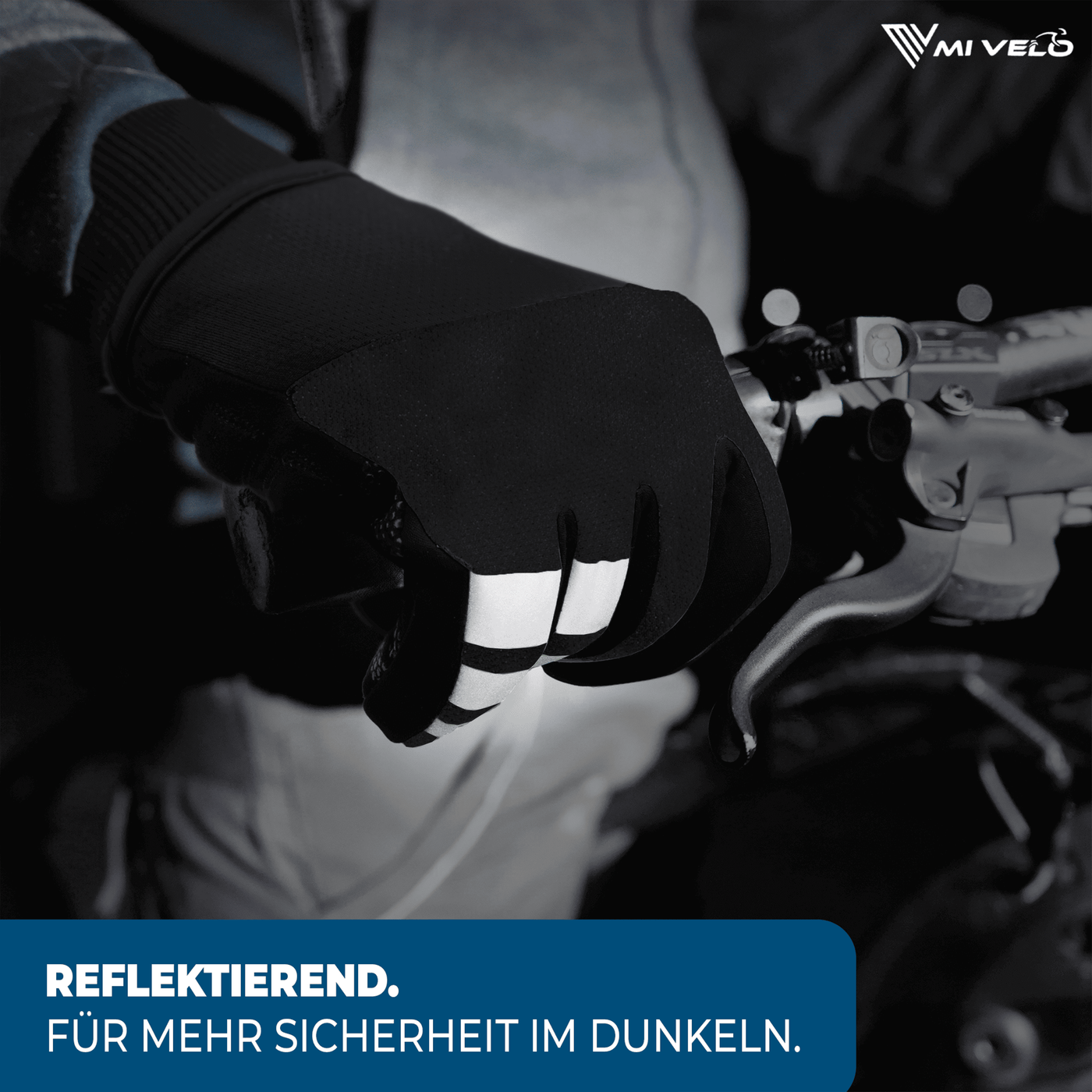 Fahrradhandschuhe Winter mit Thermo-Fleece & 3M-Thinsulate "THERMO-FIT"
