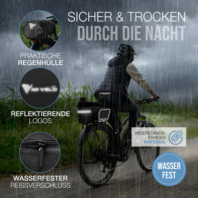 MIVELO - Gepäckträgertasche mit Isolierfunktion erweiterbar 10-20L "Keanu"