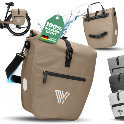 2in1 Fahrradtasche für Gepäckträger wasserdicht 20L "Capax"