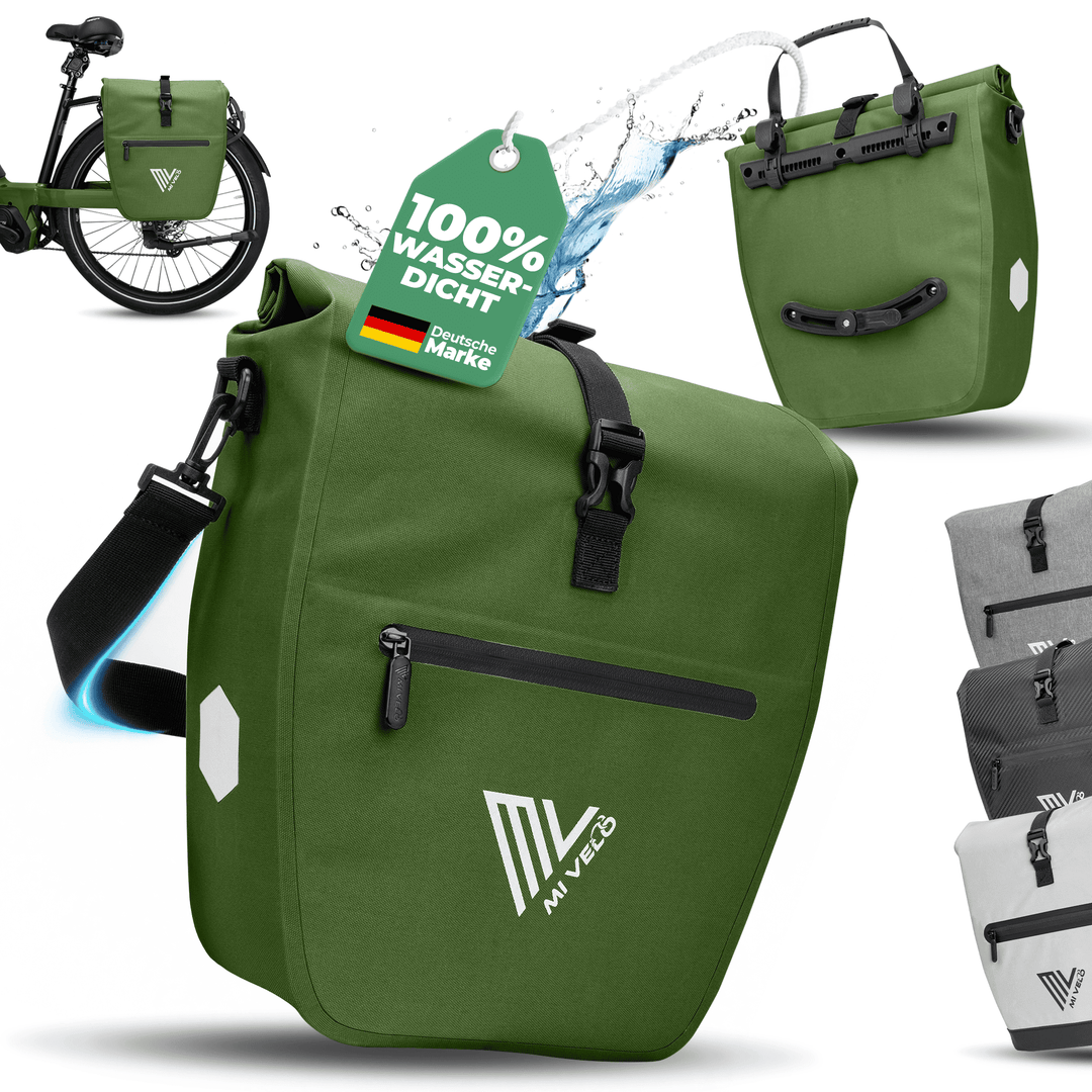 fahrradtasche zwei oc15 2in1 Fahrradtasche für Gepäckträger „CAPAX“ 20L – MIVELO