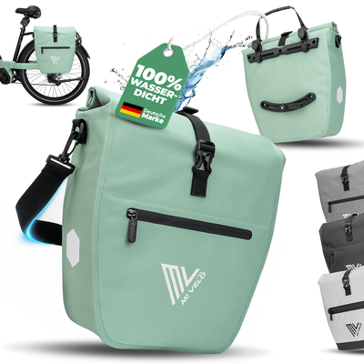 2in1 Fahrradtasche für Gepäckträger wasserdicht 20L "Capax"