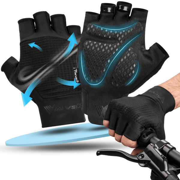 Ergonomische Halbfinger Fahrradhandschuhe „BEN“
