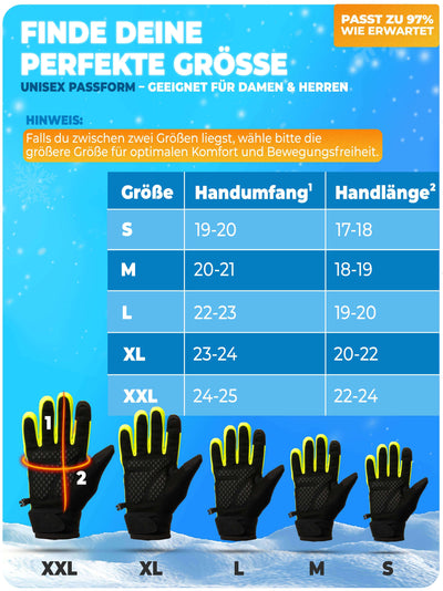 Winterhandschuhe aus Thermo-Fleece & mit 3M-Isolierung