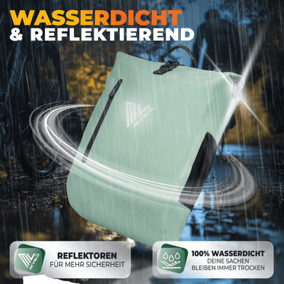 3in1 Fahrradtasche & Rucksack wasserdicht 20L "PRIMUS"
