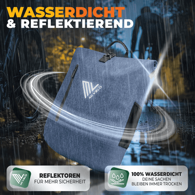 3in1 Fahrradtasche & Rucksack wasserdicht 20L "PRIMUS"