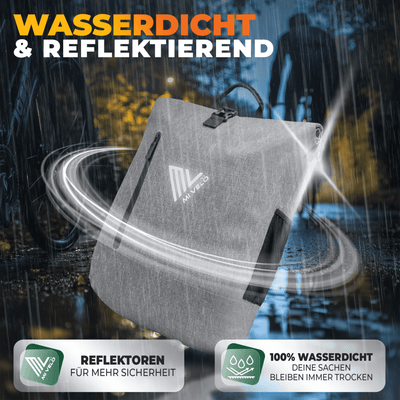 3in1 Fahrradtasche & Rucksack wasserdicht 20L "PRIMUS"