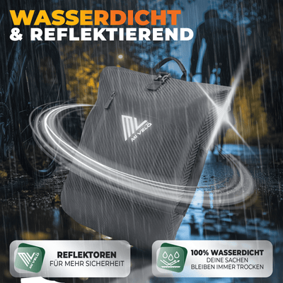 3in1 Fahrradtasche & Rucksack wasserdicht 20L "PRIMUS"