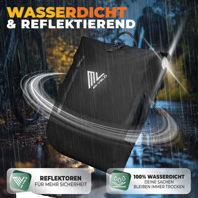 3in1 Fahrradtasche & Rucksack wasserdicht 20L "PRIMUS"