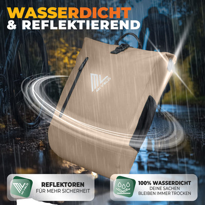 3in1 Fahrradtasche & Rucksack wasserdicht 20L "PRIMUS"
