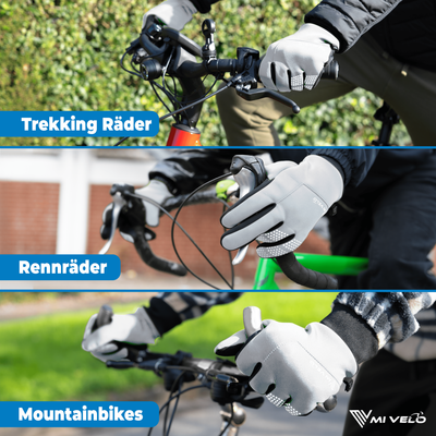 Übergangshandschuhe winddicht & wasserabweisend - Fahrradhandschuhe für Herbst & Frühling