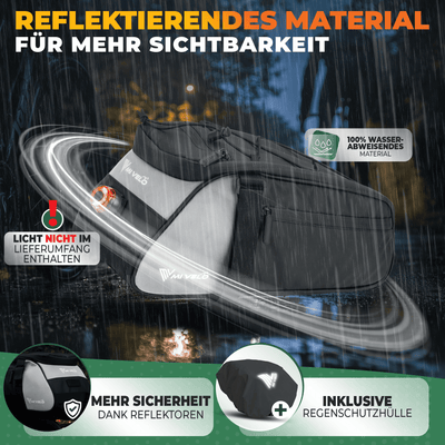 Gepäckträgertasche mit 3in1 Funktion aus recyceltem Material "Neo"