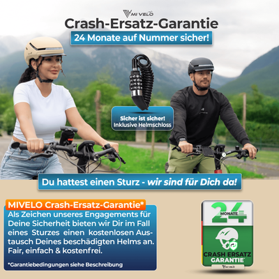 Fahrradhelm Damen & Herren mit Licht "NOVA"