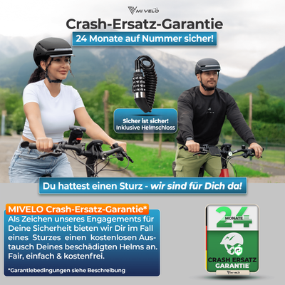 Fahrradhelm Damen & Herren mit Licht "NOVA"