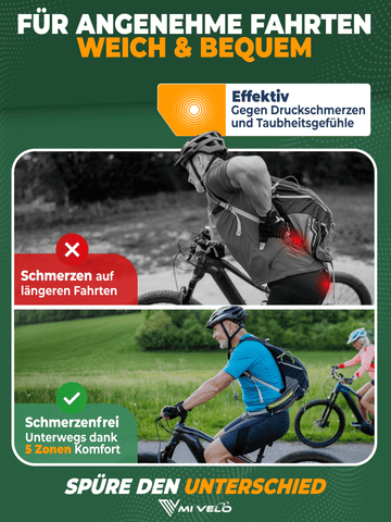fahrradsattel unterschied damen herren Ergonomischer Fahrradsattel mit Memory-Foam „MTB“ – MIVELO