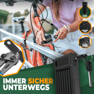 faltschloss fahrradschloss hohe sicherheit sicherheitsschloss fahrrad schloss mit schlüssel