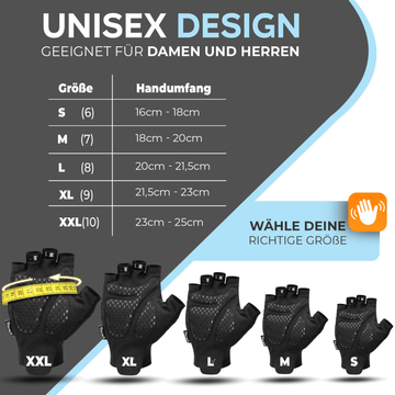 fahrradhandschuhe gel gepolstert Ergonomische Halbfinger Fahrradhandschuhe „BEN“ – MIVELO