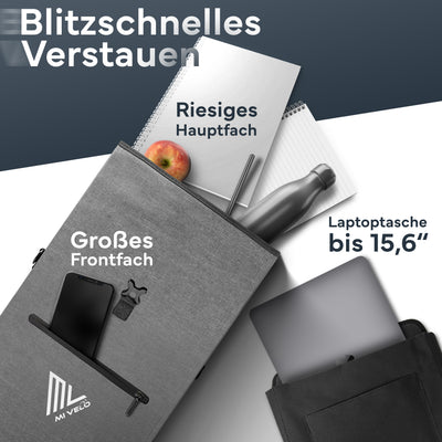 3 in 1 Fahrradtasche 25L + Kühltasche 20L "Spar-Bundle"