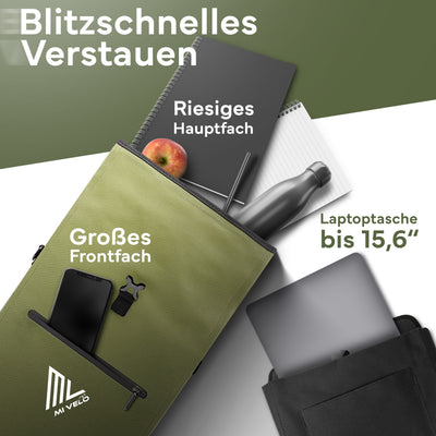 3 in 1 Fahrradtasche 25L + Kühltasche 20L "Spar-Bundle"