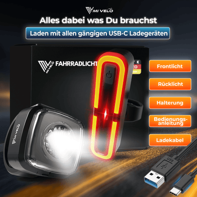 Fahrradlicht mit COB-Technologie