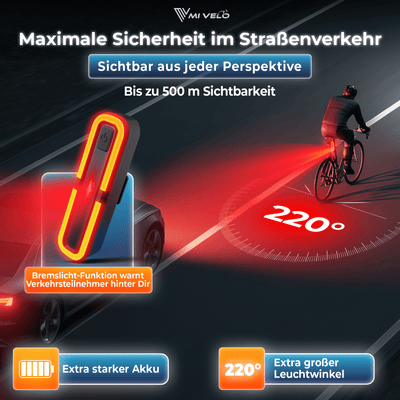Fahrradlicht mit COB-Technologie