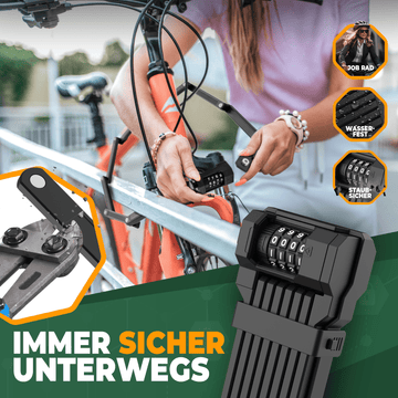 fahrradschloss faltschloss zahlenschloss Fahrradschloss Faltschloss mit Zahlencode 120cm „TAURUS“ – MIVELO