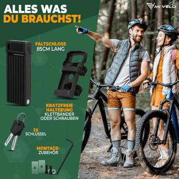 Faltschloss mit Schlüssel 85cm – MIVELO