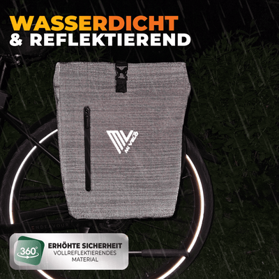 3in1 Fahrradtasche & Rucksack wasserdicht 20L "PRIMUS"