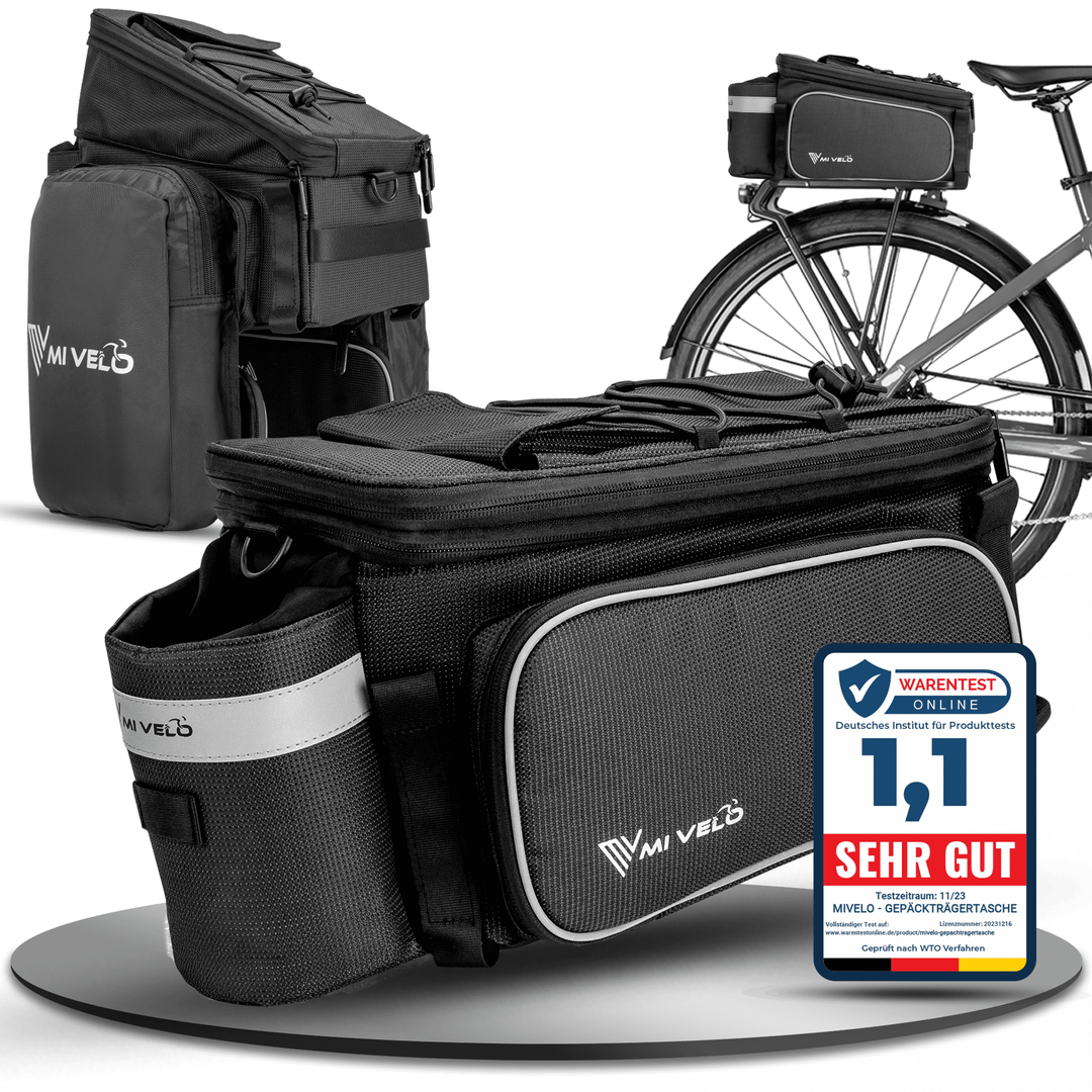 fahrradtasche felix Gepäckträgertasche mit erweiterbarem Volumen 10-20L „FELIX“ Choose from the following colors:Sand „Hast du sie noch Zielgruppe_Alle