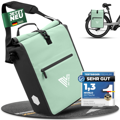 2in1 Fahrradtasche für Gepäckträger wasserdicht 25L "Max"