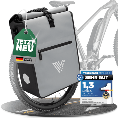 2in1 Fahrradtasche für Gepäckträger wasserdicht 25L "Max"